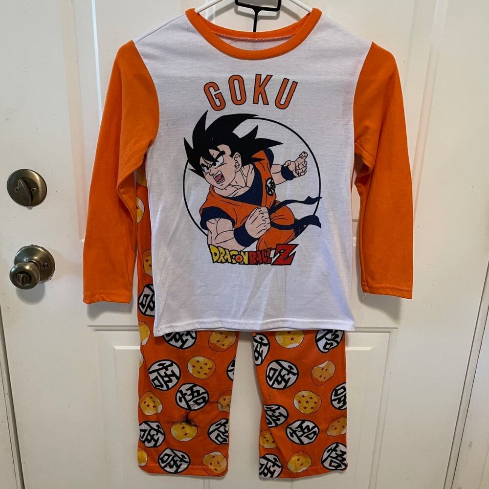 Dragonball Z - Goku - Kids Pajama Set - Long Sleeve Top & PJ Pants - Child 8